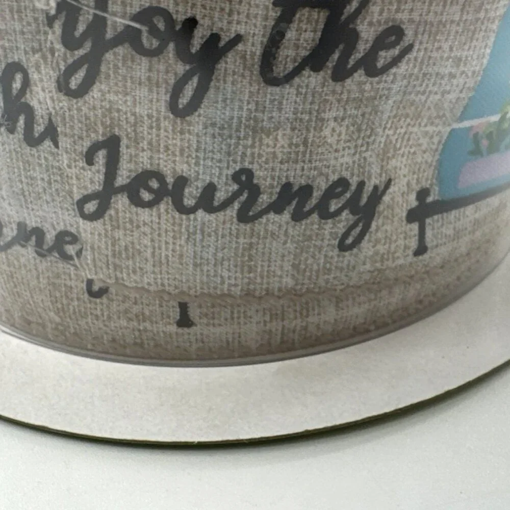 Decorative Wired Ribbon Enjoy The Journey 50 Yd Camper Wreath Craft Members Mark